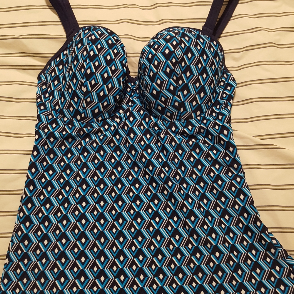 Curvy Kate Wanderlust Balconette Top Blue Mix